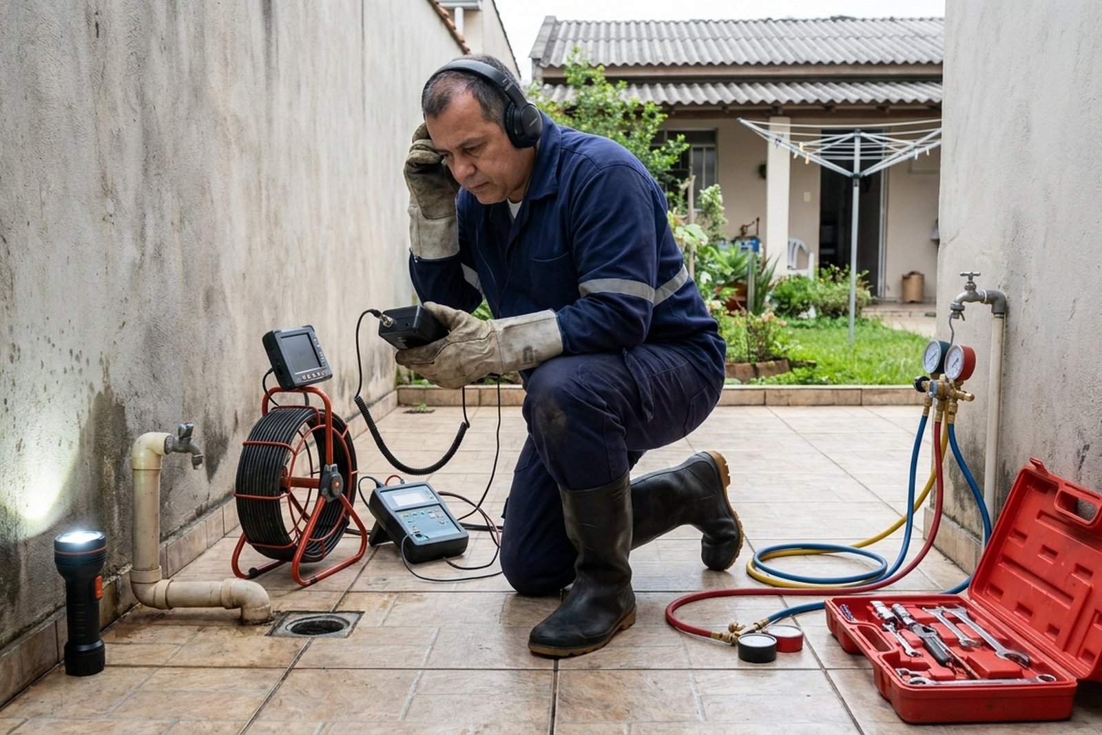 Detecção de Vazamento de Esgoto em Cuiabá‑MT